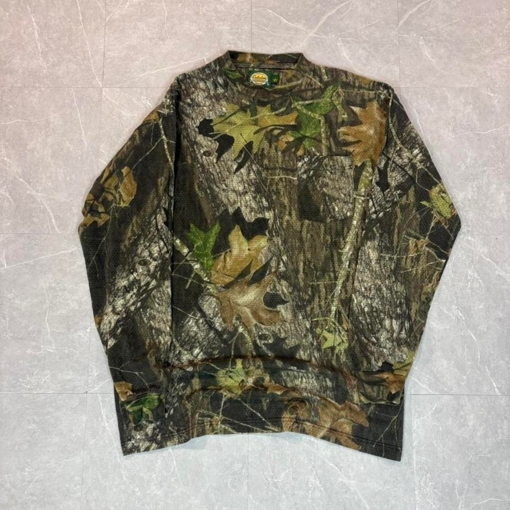 Cabela's camo long sleeve sweatshirt #camouflage